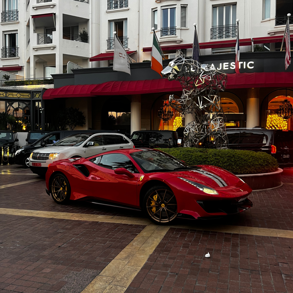 Ferrari, hôtel Majestés , Cannes