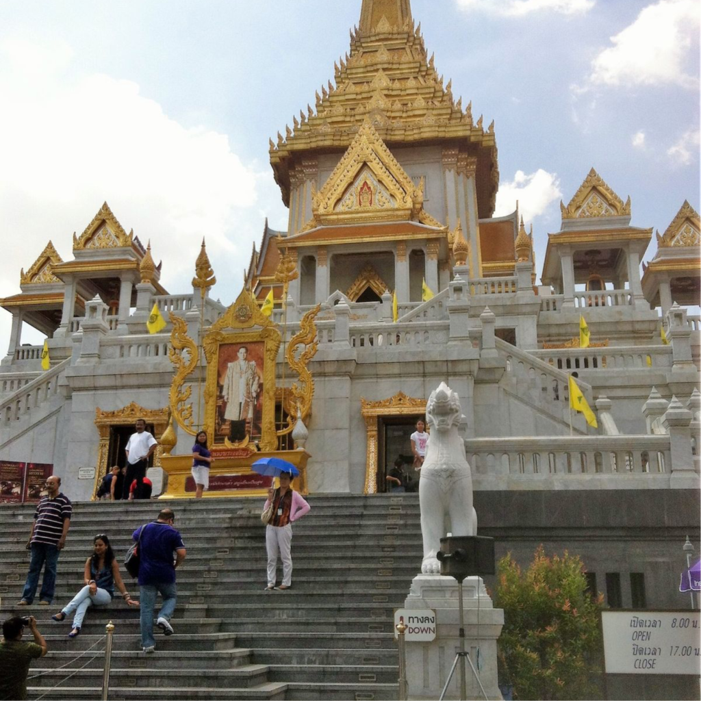 temples dorés à Bangkok